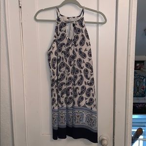 Paisley halter dress
